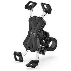 Bike Phone Mount - RYYMX Bicycle Phone Holder : 360° Rotation Adjustable Motorcycle Phone Mount for iPhone Xs Max XR X 8 7 6 Plus, Galaxy S10+ S9 S8, Note 10 9 8, GPS, 4-7 inches Android Cell Phones