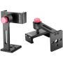 Neewer Metal Cellphone Holder Clip Desktop Tripod Mount Adapter for iPhone X 8 8plus 7 7plus，Samsung S9 S8，Huawei P9 Smartphone within 2.2-3.5 inches Width，Mount Tripod Ball Head Light Stand Slider