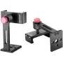 Neewer Metal Cellphone Holder Clip Desktop Tripod Mount Adapter for iPhone X 8 8plus 7 7plus，Samsung S9 S8，Huawei P9 Smartphone within 2.2-3.5 inches Width，Mount Tripod Ball Head Light Stand Slider