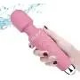 Personal Wand Cordless Massagers Handheld for Muscle Aches and Sports Recovery Relaxation Massage Mini Quiet Rechargeable 8 Powerful Speeds 20 Vibration Patterns Waterproof Great for Gifts