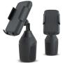 Yeegewin Universal Car Phone Holder Cup Holder Cell Phone Mount with Three-Side Grips and One-Touch Design Compatible with All Smartphones