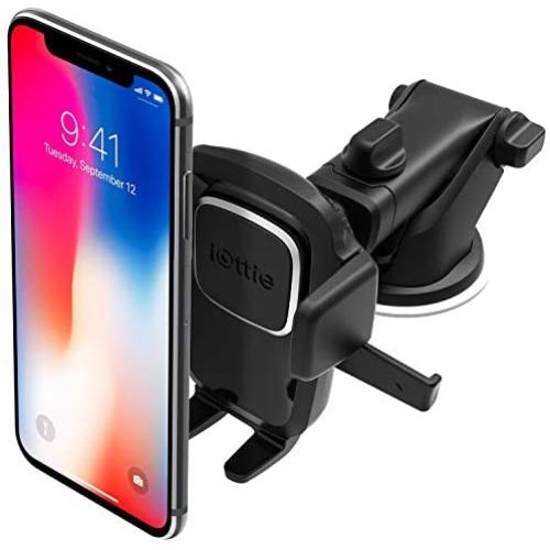 iOttie Easy One Touch 4 Dashboard & Windshield Car Phone Mount Holder for iPhone Xs Max R 8 Plus 7 6s SE, Samsung Galaxy S9 S8 Edge S7 S6 Note 9 & Other Smartphone (Renewed)
