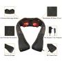 Shiatsu Back Neck and Shoulder Massager with Heat - Electric Massage Pillow with 3D Deep Tissue Kneading for Lower Back, Feet, Legs Muscle Pain Relief - Home, Office, and Car Use