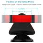 Arteck Universal Mobile Phone Car Mount Holder 360° Rotation for Auto Windshield, for Cell Phones Apple iPhone 6s Plus 5s, Samsung Galaxy S7 Edge S6 Note 5/4 GPS and Others Red