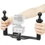 SHOOT Aluminium Alloy Underwater Video Light Stabilizer Tray for GoPro OSMO and Any Other Camera with 1/4 inch Screw Hole SHOOT Aluminium Alloy Underwater Video Light Stabilizer Tray for GoPro OSMO and Any Other Camera with 1/4 inch Screw Hole