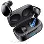GIM Wireless Sport Earbuds, Bluetooth 5.0 Earbuds in-Ear TWS Stereo Headphones with Charging Case IPX5 Waterproof Built in Mic Headset 18H Playtime for iPhone/Android/Working/Running
