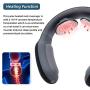 Neck Massager, Wandwoo Portable Cordless Neck Massage with Heat, 3 Modes and 15 Speeds for Office, Home,Travel and Gift-Black