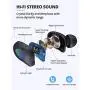 Bluetooth 5.0 Wireless Earbuds, Bluedio T Elf 2 True Wireless Touch Headphones in-Ear Earphones with Charging Case, Mini Car Headset Built-in Mic for Cell Phone/Sports, 6Hrs Playtime, LED Indicator