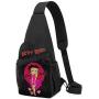 Betty Boop Sling Bag Leather Chest Bag Shoulder Backpack Cross Body Travel