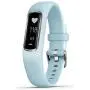 Garmin vívosmart 4, Activity and Fitness Tracker w/Pulse Ox and Heart Rate Monitor, Silver W/Azure Blue Band, 0.75 inches (010-01995-14) Garmin vívosmart 4, Activity and Fitness Tracker w/Pulse Ox and Heart Rate Monitor, Silver W/Azure Blue Band, 0.75 inches (010-01995-14)