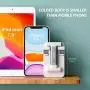 Kocuos Cell Phone Stand, Angle Height Adjustable Foldable Phone Holder Dock Cradle for Desk Compatible with iPhone 11 Pro Se Xs Xs Max Xr X 8 7 6 6s Plus, iPad Mini, All Smartphones (White)