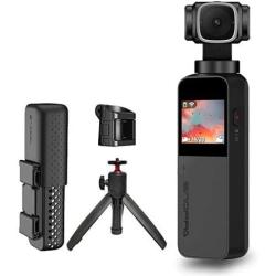 Snoppa Vmate Handheld 3-Axis Gimbal Camera with 4k HD Camera, 90 ° Rotation Lens and 1/2.3-Inch Sensor, 220min Runtime, WiFi Connect，Built-in Mic ＆ Bluetooth Mic ，includ Telescopic Tripod and Base