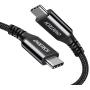 USB C to USB C Cable, CHOETECH 100W USB C Cable Braided Fast Charging(20V 5A 6.6ft), Support Audio and Video Output, Compatible with Samsung Galaxy S20/S10/S9, MacBook Pro 2020/2019,iPad Pro 2020/2019