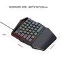 35 Buttons Gaming Keyboard Mechanical Keyboard Mouse Backlight Gaming Key-Pad Mouse for Android Mobile Phones Accessories