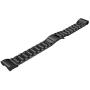 Jiarusig Compatible with Fitbit Charge 2 Bands, Stainless Steel Metal Bands Strap Men Women Replacement Bracelet Small Large Wristband Accessories Band Compatible with Fitbit Charge 2, Black