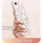 i-Blason Cosmo Glitter Clear Bumper Case for iPhone 8 Plus/iPhone 7 Plus, Marble