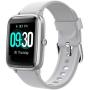 Willful Smart Watch for Android Phones and iOS Phones Compatible iPhone Samsung, IP68 Swimming Waterproof Smartwatch Fitness Tracker Fitness Watch Heart Rate Monitor Watches for Men Women (Gray)