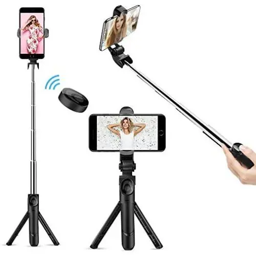 Selfie Stick Bluetooth, Doosl Selfie Stick Tripod - Extendable Tripod Stick with Remote - Facetime Phone Stand, Wireless Selfie Stick Tripod, Portable Tripod for Phone Selfie Stick Bluetooth, Doosl Selfie Stick Tripod - Extendable Tripod Stick with Remote - Facetime Phone Stand, Wireless Selfie Stick Tripod, Portable Tripod for Phone