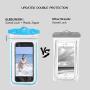 LENPOW Waterproof Phone Case, 4 Pack Universal Waterproof Pouch Dry Bag with Neck Strap Luminous Ornament for Water Games Protect iPhone 11 Pro XS XR X Max SE 8 7 Plus Galaxy S10 S9 Note Google LG HTC