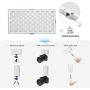 LituFoto F18 Portable LED Video Light Lamp Fill-in Light 3200-5600K for Video Recording Professional Studio Commercial Photography Wedding Photography Live Broadcast