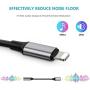 [Apple MFi Certified] Lightning to 3.5mm Headphone Jack Adapter, [2 Pack] iPhone Headphone Adapter, Compatible for iPhone 11/11 Pro/11 Pro Max/XS/XR/X 8 7P, iPad, iPod (Support iOS 10-13 Accessories)
