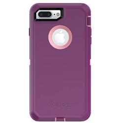 OtterBox DEFENDER SERIES Case for iPhone 8 Plus & iPhone 7 Plus (ONLY) - Retail Packaging - VINYASA (ROSMARINE/PLUM HAZE)