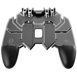 cokil 6 Fingers Gaming Trigger Mobile Phone Fire Button Shooter Controller Gamepad Gamepads & Standard Controllers