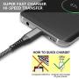Micro USB Cable, 10FT Android Charger Cable Yosou Charging Cord 3Pack Extra Long Charging Cables Nylon Charger Cord for Samsung Galaxy S7 S6 S5 J7 J7V J5 J3 J3V Note 5, LG K40, Moto G5, PS4, Tablet