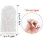 Newseego Mobile Game Controller Finger Sleeve Sets [6 Pack], Anti-Sweat Breathable Full Touch Screen Sensitive Shoot Aim Joysticks Finger Set for PUBG/Knives Out/Rules of Survival-White