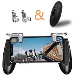 Mobile Game Controller Claw,l1r1 Mobile Phone Game Controller Joystick Triggers Game Holder Fire Button (Adjustable Clip, Game Grip)…