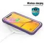 Justcool Designed for iPhone XR Case, Clear Full Body Heavy Duty Protection with Built-in Screen Protector Shockproof Rugged Cover Designed for iPhone XR Cases (2018) 6.1 Inch (Purple) Justcool Designed for iPhone XR Case, Clear Full Body Heavy Duty Protection with Built-in Screen Protector Shockproof Rugged Cover Designed for iPhone XR Cases (2018) 6.1 Inch (Purple)