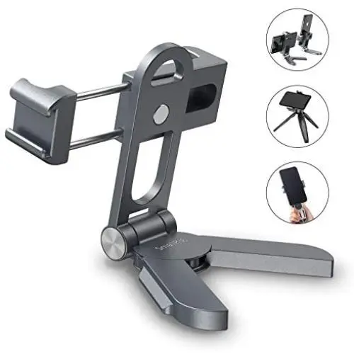 SmallRig Smartphone Tripod Mount Adapter, Universal Handheld Stand Phone Holder 360 Rotation Foldable Mobile Clamp with Cold Shoe Mount and Arca-Type QR Plate, for iPhone Samsung Huawei – BSP2415 SmallRig Smartphone Tripod Mount Adapter, Universal Handheld Stand Phone Holder 360 Rotation Foldable Mobile Clamp with Cold Shoe Mount and Arca-Type QR Plate, for iPhone Samsung Huawei – BSP2415