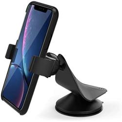 Car Mount, Arteck Universal Mobile Phone Car Mount Holder 360° Rotation for Auto Windshield and Dash, Universal for Cell Phones Apple iPhone 11, 11 Pro, 11 Pro Max, Xs, Xs Max, 8 Plus, Android, GPS