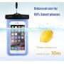 Radjawali Universal Waterproof Case IPX8 Phone Case Pouch Dry Bag for iPhone Xs Max XR XS X 8 7 6s 6 Plus, Samsung S10+ S10 S10e S9 S8, Google Pixel 2, Up to 6.6" (Orange)