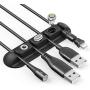 Magnetic Charging Cable [2-Pack, 10ft], Melonboy 360°&180° Rotation Magnetic Phone Charger Cable, 3 in 1 Nylon Braided Magnetic Cable Compatible with Micro USB, Type C and iProduct - Black
