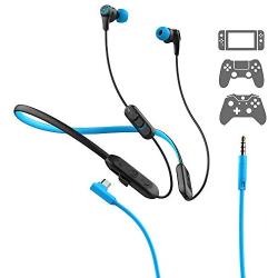 JLab Audio Play Gaming Wireless Earbuds | 11+ Hour Bluetooth 5 Playtime 60ms Super-Low Latency for Mobile Gameplay | Built-in Microphone | AUX Gaming Cord Compatible with Gaming Consoles