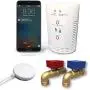 RCA Smart Water Leak Detector and Laundry Shut Off System with Automatic Shut Off and Mobile Phone or Tablet App Alerts for Washing Machine Outlets, Flood Stopping and Water Leak Detection