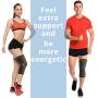 CAMBIVO 2 Pack Knee Brace, Knee Compression Sleeve Support for Men and Women, Running, Hiking, Arthritis, ACL, Meniscus Tear, Sports…