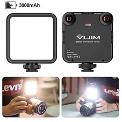 VL-81LED Video Light w Softbox, Portable Camera Photo Light CRI95+ 3200K-5600K Bi-Color 3000mAh Rechargeable Battery Dimmable Panel for DJI OSMO Mobile 3 Pocket Sony A6400 6500 GoPro 8 7 6 5 Vlogging