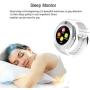 ZEERKEER Smart Watch for Android Phones and iOS Phones Bluetooth Smartwatch with Pedometer/Sleep Monitoring/Smart Reminder/Music Playing/Bluetooth Phone Calling for Men Women(White)