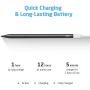 ESR Upgraded Stylus Pen for iPad, Active Stylus with Palm Rejection, Precise & Rechargeable Pencil Compatible with iPad Pro 11/iPad Pro 12.9 /iPad 7th Gen/iPad 6th Gen/iPad Air 3/iPad Mini 5 - Black