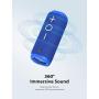 Tribit StormBox Bluetooth Speaker - 24W Portable Speaker, 360° Surround Sound, Enhanced Bass, Wireless Dual Pairing, IPX7 Waterproof, 20-Hour Playtime, 66ft Bluetooth Range Outdoor Speaker (Blue)