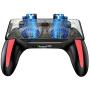 Mobile Game Controller Wireless Gaming Controller 4 Trigger Joystick Gamepad with Dual Cooling Fans Compatible with Android & iOS Smartphone for PUBG/Knives Out/Rules of Survival/Fortnite(5000mAh)