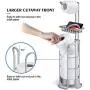 Homemaxs Toilet Paper Holder Stand [2020 Upgrade], Bathroom Tissue Holders Free-Standing Toilet Paper roll Holder with Storage Shelf for Wet Wipes, Mobile Phone, Opening Design Tissue Holder