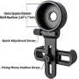 SMIZZE Universal Quick Aligned Smartphone Adapter - Cell Phone Mount - Compatible with Monocular Binocular Bird Spotting Rifle Scopes Digiscoping 38-43mm - Easy Snapshots SMIZZE Universal Quick Aligned Smartphone Adapter - Cell Phone Mount - Compatible with Monocular Binocular Bird Spotting Rifle Scopes Digiscoping 38-43mm - Easy Snapshots
