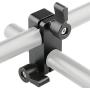 CAMVATE Right Angle Rod Clamp 15mm Rod 90 Degree Rotate for Video Camera DSLR Rig(Black)