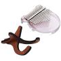 17-Key Kalimba Thumb Piano Musical Gift Transparent Acrylic Material with Carry Bag Tuning Hammer + Wooden Thumb Piano Stand