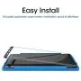 amFilm Glass Screen Protector for Samsung Galaxy Note 9, Full Screen Coverage Screen Protector, 3D Curved Tempered Glass, Dot Matrix with Easy Installation Tray (Black)
