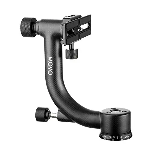 Movo GH600 Vertical, Portrait Mount Carbon Fiber Gimbal Tripod Head with Arca-Swiss Quick-Release Plate Movo GH600 Vertical, Portrait Mount Carbon Fiber Gimbal Tripod Head with Arca-Swiss Quick-Release Plate