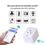 Smart Plug, POWRUI Mini WiFi Outlet Compatible with Amazon Alexa & Google Home,No Hub Required Timing Function Control Your Home,ETL Certified, (4 Pack)
